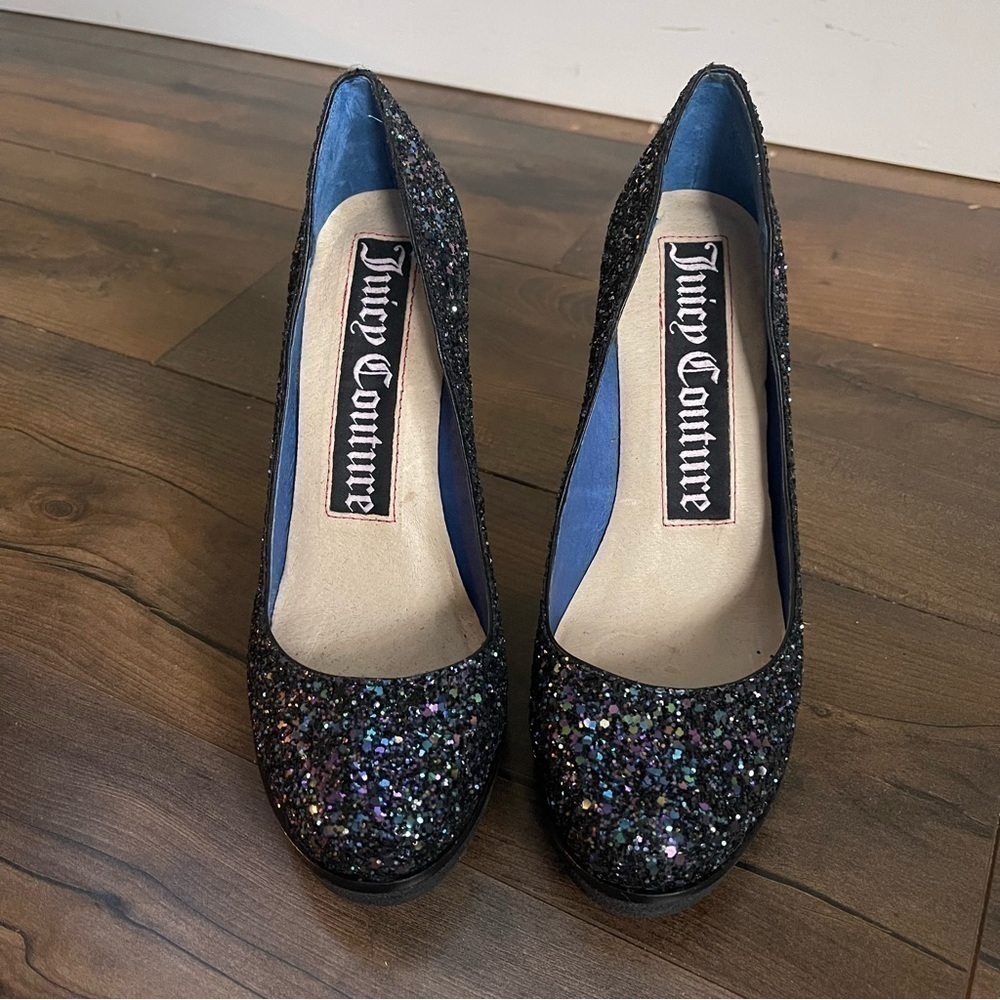 Sparkling Juicy Couture 4” heels - Picture 11 of 14